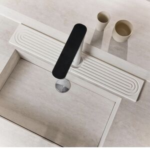 Stone Faucet Mat for Kitchen Sink, Quick Drying Mats, Water Absorbing Guard